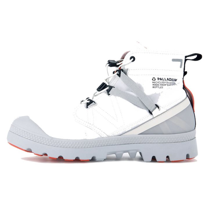 Dámské Boty Palladium Pampa Travel Lite+ Nepromokavé Bílé | CZ ZJL-70B